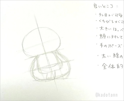 描き方の理解がめちゃくちゃ深まる ヤシタさん考案 分析模写 がすごい カド庵