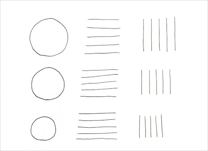 絵の練習、丸と線920-3